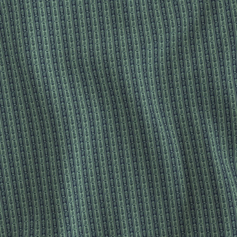 Ticking Stripe Indigo Green