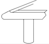 Wood legs with apron
